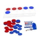 thumbnail image 1 of Juego gigante de marcos de diez de plástico de colores. Juegos de matemáticas para el aprendizaje temprano de las matemáticas en la escuela primaria. Estándar 400g, 1 of 9