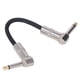 thumbnail image 4 of 10cm Stompbox Efecto Cable de Cabeza Redonda 6,35 Mono Blindado Guitarra Pedalboard Patch Cable, 4 of 8