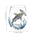 thumbnail image 3 of Ocean Animal Stemless Wine Glass, Coastal Nautical Table Decor, Sea Creature Themed Drinking Cup, Beach House Home Decor, Summer Party Tableware Accent, 3 of 7