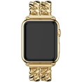 thumbnail image 4 of ANTHOUSE Compatible Apple Watch Band 41mm 38mm 40mm, Stainless Steel Metal Cowboy Chain Style Replacement iWatch Series 8 7 6 5 4 3 2 1 SE Nike+ Sports Strap Wristband (Gold, 41mm/38mm/40mm), 4 of 7
