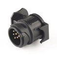 thumbnail image 1 of Conector de remolque impermeable de 13 pines a 7 pines Adaptador de enchufe de gancho de remolque de 13 pines a 7 pines (1 * PCS negro ER, 1 of 5