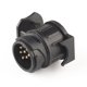 thumbnail image 1 of Conector de remolque impermeable de 13 pines a 7 pines Adaptador de enchufe de gancho de remolque de 13 pines a 7 pines (1 * PCS negro, 1 of 5