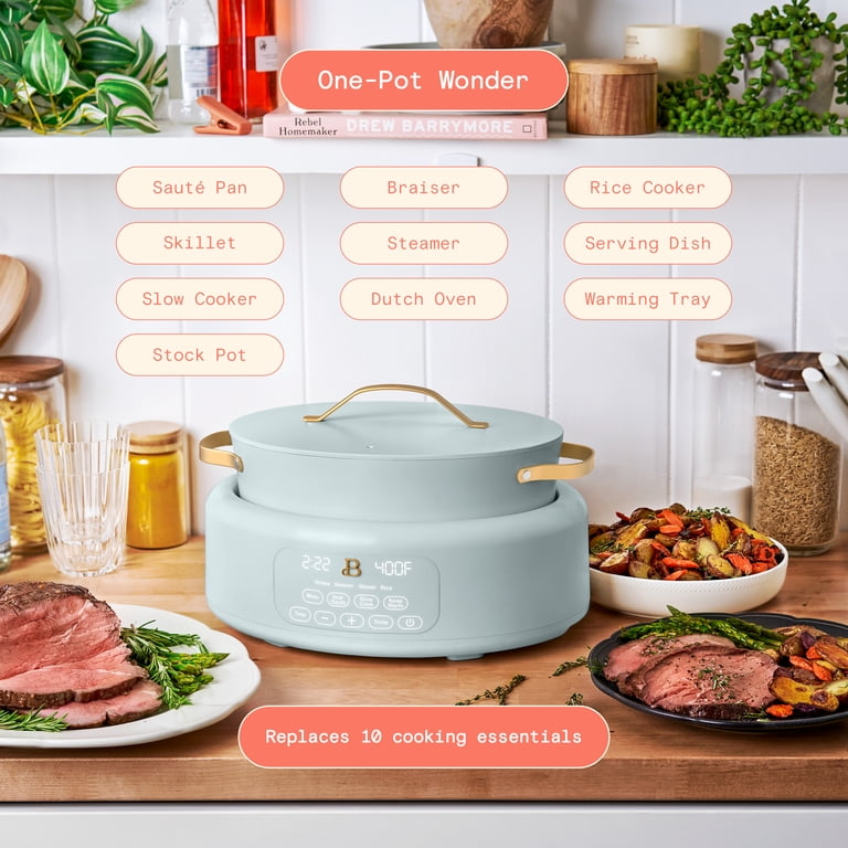 Beautiful 10-in-1, 6 Qt Electric Multi-Cooker with 7 Preset