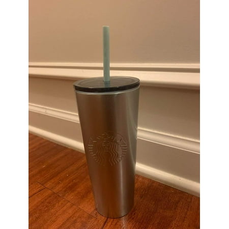 Starbucks Sparkling Silver Stainless Steel Cold Cup Tumbler