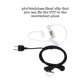 thumbnail image 5 of sweethay Earpiece 2-Way Radio External Headset Headphone Microphone Earphone Security Replacement Guard for IC-12A Type3, 5 of 6