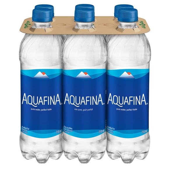 Aquafina Purified Water 6 x 710ml, Bottles