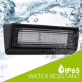 thumbnail image 5 of Luz LED de ocio para porche exterior de RV con interruptor XL 12v 650 lúmenes. Iluminación de repuesto para caravanas, remolques, campistas, 5ª ruedas, base negra, lente transparente (paquete de 2 uni, 5 of 5