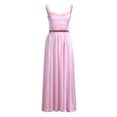 thumbnail image 3 of KaLI_store Formal Dresses Women's Formal Dresses, Chiffon Bridesmaid Dresses, Spaghetti Strap Long Formal Gowns and Evening Dresses Pink,XXL, 3 of 5