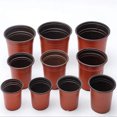 thumbnail image 4 of TopOne Plastic Multi-size Flower Pot Plant Pots Succulent Planter Pot For Outdoor Indoor Plants, 4 of 9