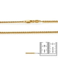 thumbnail image 2 of 3mm 14k Yellow Gold Plated Flat Cuban Link Curb Chain Necklace + Bracelet Set, 18" (Necklace) + 8" (Bracelet), 2 of 2