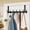Black, variant on Over The Door Hooks,BUSATIA Door Hanger Hooks for Hanging, Over The Door Towel Racks for Bathroom with 14 Coat Hooks, Over The Door Hanger for Coats and Towels, White