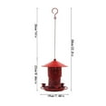 LUODU Squirrel Obstacle Course Feeder Attract Birds Birds Cages for