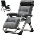 ABORON Zero Gravity Chair, Lawn Recliner, Reclining Patio Lounger Chair