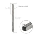 thumbnail image 2 of Unique Bargains 5-40 UNC 2B 3 Straight Flutes Machine Thread Tap M42 High Speed Steel, 2 of 5