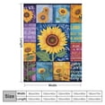 thumbnail image 4 of WERPE  Sunflower Gifts for Women Blanket  Birthday Gifts for Women, Sunflower Blanket, Sunflower Birthday Gifts, Sunflower Gifts for Mom, Inspirational Gifts for Women, Sunflower Decor White, 4 of 6