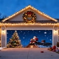 thumbnail image 3 of Large Outdoor Christmas Garage Door Cover and Truck Holiday Banner Decoration for Festive Home, 3 of 3