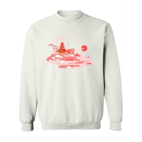 Chinese Temple Sweatshirt Women -Image by Shutterstock, Female Large