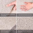 thumbnail image 7 of Loofah Shower Mat for Inside Shower,  Comfortable Soft Bath Mat with Drain Hole,PVC Large Bath Shower Tray Mat, Hollow Bathroom Floor Mat, 7 of 7