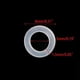 thumbnail image 4 of 120Pcs White Keycaps Rubber O-Ring Switch Sound Dampeners For Cherry MX Keyboard Dampers for Key Cap O Ring Replace Part, 4 of 4
