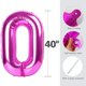 thumbnail image 5 of Globo Número Enyeopd 40 Pulgadas Rosa Fucsia para Fiestas, 5 of 6