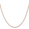 thumbnail image 3 of Auriga Fine Jewelry 14K Rose Gold 1.7 mm Solid Polished Spiga Chain Necklace for Women 20", 3 of 6