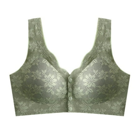 Black of Friday Deals!Clearance Staron Front Close Bras for Women No Underwire Comfort Bras Stretch Wireless Bras Comfortable Front Close Bra Plus Size Bras