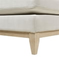 thumbnail image 4 of Pemberly Row Reversible Chaise Sectional Sofa French Beige Performance Velvet, 4 of 15