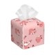thumbnail image 1 of Balery Fox Porta Pañuelos de Cuero con Estampado – Funda Moderna Cuadrada para Caja de Pañuelos, Dispensador 5x5x5'', 1 of 7