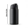 thumbnail image 2 of Owala Stainless Steel Water Bottle 32 oz - Very, Very Dark, 2 of 5