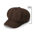 thumbnail image 2 of Sombrero de vendedor de periódicos para mujer Desiderio, tono suave y boina., 2 of 5