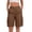 49# Khaki, variant on Bermuda Shorts Womens Cargo Shorts with Pockets Pull on High Waisted Summer Walking Workout Hiking Athletic Petite Knee Length Long Shorts Black S