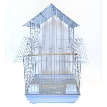 1644 3/8" Pagoda Top Cage 16x16", White