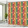 thumbnail image 5 of Ambesonne Afro Shower Curtain, Native Mororccan, 69"Wx84"L, Multicolor, 5 of 5