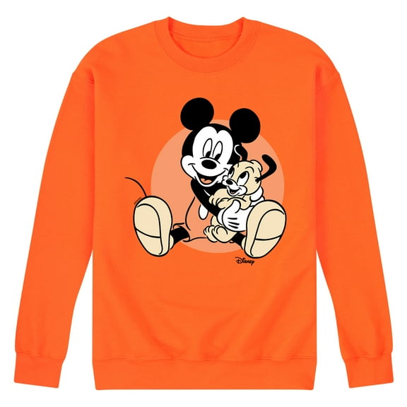 Disney - Mickey Mouse - Pup Love - Men's Crew Neck Fleece Pullover
