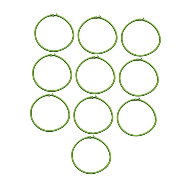 amagogo 10 Pieces Trampoline Elastic Ropes Stretch Cord Bungee Rope Accessories Aluminum Green