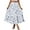 White, variant on LEEy-world Women's Skirts Women's Petite Size Long Pleated Skirt Blue,M