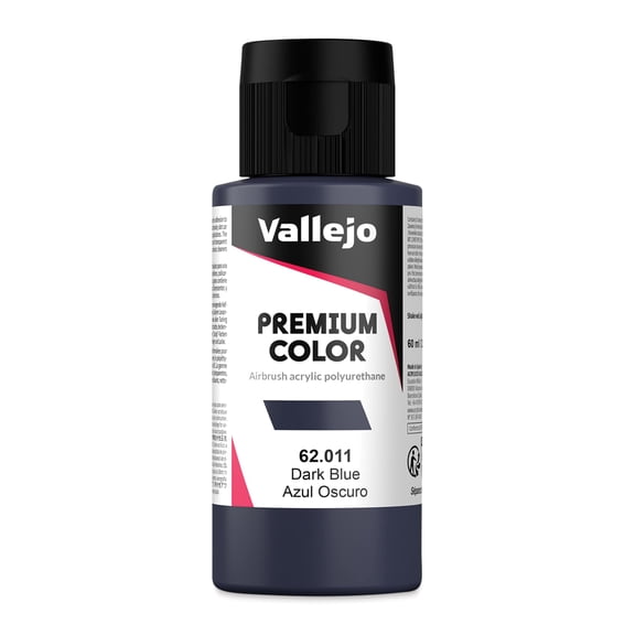 Vallejo Premium Airbrush Colors - 60 ml, Dark Blue