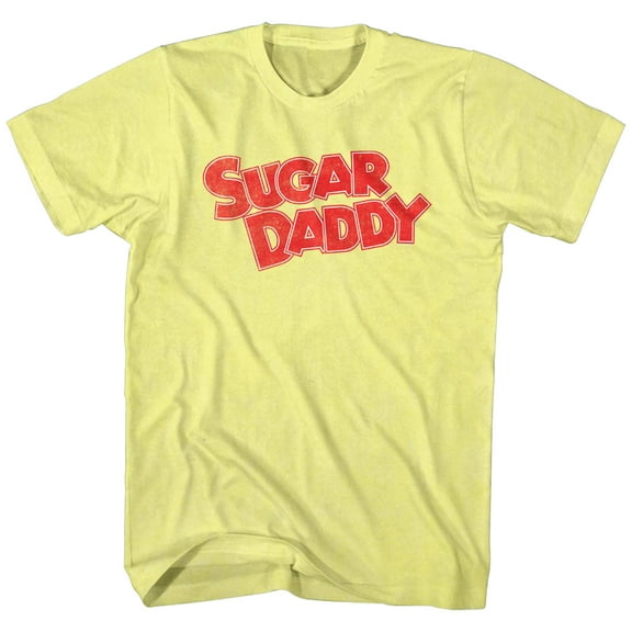 Tootsie Roll Sugar Daddy Yellow Heather Adult T-Shirt