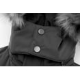 thumbnail image 5 of GGleaf Men's Winter Coat Warm Hooded Puffer Jacket Thicken Parka with Detachable Hood Faux-Fur Trim Dark Grey S, 5 of 7