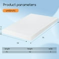 thumbnail image 2 of FDW Full 5 Inch Medium-Firm Gel Memory Foam Mattress, CertiPUR-US Certified, in a Box, Pressure Relief, White, 2 of 7