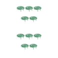 thumbnail image 2 of Wosthever Soporte para plantas de fresa, soporte para plantas, herramientas para verduras, estante para escalar, marco de cultivo de plástico Verde 5 piezas 2Conjunto, 2 of 6