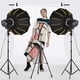 thumbnail image 4 of Softbox plegable profesional de 65 cm, portátil, para fotografía, con Bowens, 4 of 8