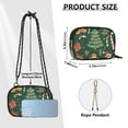 thumbnail image 4 of FORMRS Mini Crossbody Bag for Women Adjustable Rope Shoulder Casual Phone Purse, Brown Christmas Gingerbread, 4 of 7
