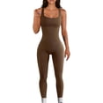 thumbnail image 3 of TEAKEA Mono ajustado roscado ropa deportiva larga elástica fitness yoga mono, 3 of 4