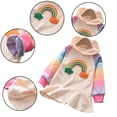 thumbnail image 1 of KYAIGUO Robe Chandail en Molleton de Printemps pour Filles de 2 à 9 Ans, Robe Décontractée à Capuche en Coton pour Tout-Petits, Jupe à Manches Longues, 1 of 9