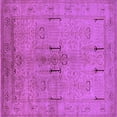 thumbnail image 1 of Ahgly Company Indoor Square Oriental Purple Industrial Area Rugs, 5' Square, 1 of 4