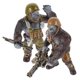 thumbnail image 2 of Chimpanzee Animal Model Plastic Figurine for Decor 2Pcs Brown Set, 2 of 5