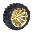 thumbnail image 2 of Llanta de goma para coche inteligente 4WD/2WD, modelo Golden dorado, 2 of 7