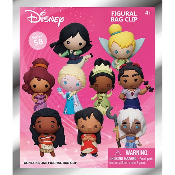Disney Girl Power 3D Foam Bag Clip Blind Bag