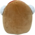 thumbnail image 2 of Squishmallows 12" Holiday - Gingerbread Boy with Earmuffs, 2 of 5